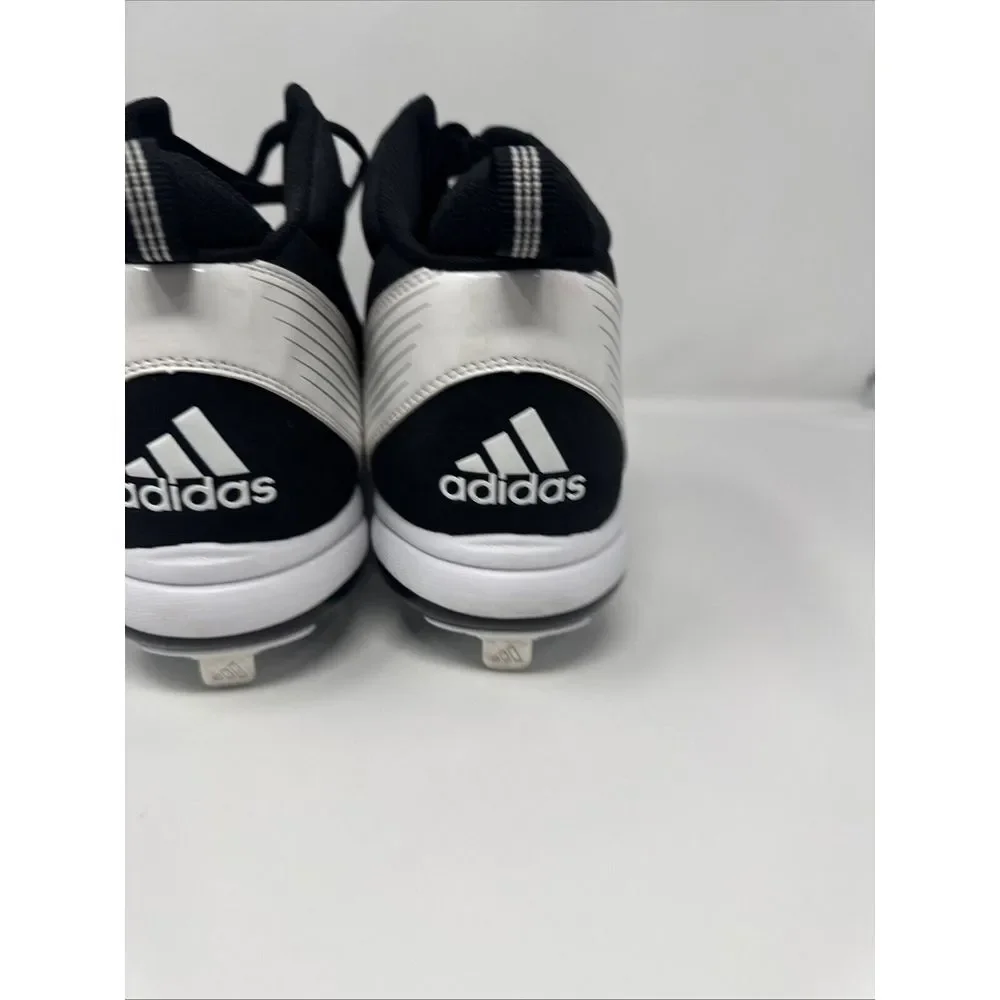 Adidas Icon 7 Metal Baseball Cleats Black SPG 753001‎ - Mens Size 15